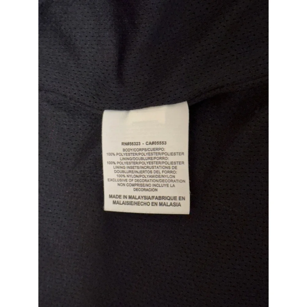 Vintage Nike Y2K Gray Tag Red Black Windbreaker Hooded Jacket Women Small 379455